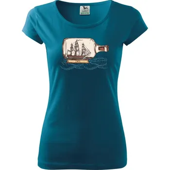 Stavitel lodí - Dámské triko Pure - XS ( Petrolejová )