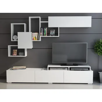 Obývací stěna ASIR Obývací stěna AMOR bílá