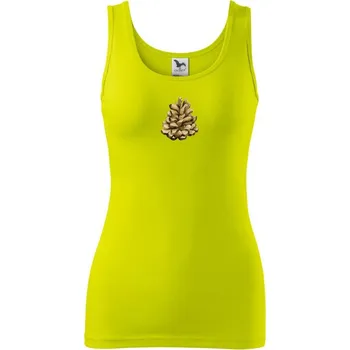 Dámské tričko Šiška - Dámské tílko - 2XL ( Limetková )