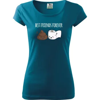 Dámské oblečení WC friends - Dámské triko Pure - XL ( Petrolejová )