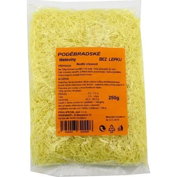Pova Special Bezlepkové těstoviny vlasové 250 g