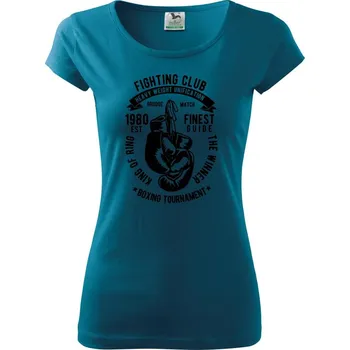Fighting Club - Dámské triko Pure - S ( Petrolejová )
