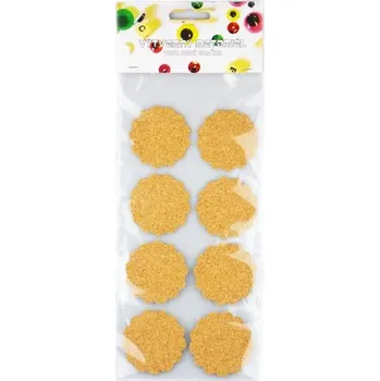 samolepka Samolepicí korkové kytičky, 8 ks