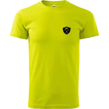 Golf emblem - Klasické pánské triko vyšší gramáže - 2XL ( Limetková )