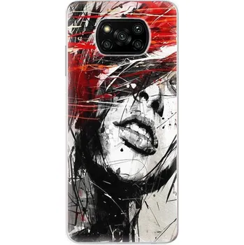 Pouzdro na mobilní telefon Odolné silikonové pouzdro iSaprio - Sketch Face - Xiaomi Poco X3 Pro / X3 NFC