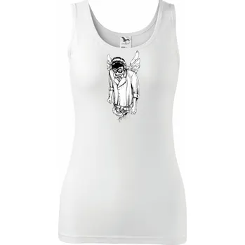 Dámské tričko DJ bůh - Dámské tílko - XS ( Bílá )