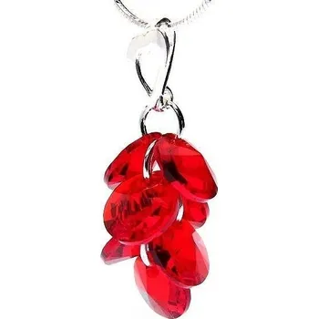 Přívěsek Stříbrný přívěsek HROZEN Swarovski Light Siam Stříbro 925/1000