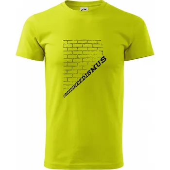 Pánské tričko Odezdikezdismus - Klasické pánské triko vyšší gramáže - L ( Limetková )