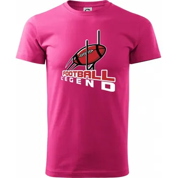 Pánská móda American football legend - Klasické pánské triko vyšší gramáže - 2XL ( Purpurová )