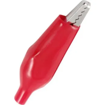 Vývojová deska Izolovaná krokosvorka krokodýl - Červená, 35 mm