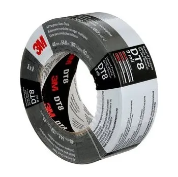 Stavebniny 3M DT8 Duct Tape všeobecně užitná páska 3M, černá, tloušťka 0,2mm šířka: 48mm, návin: 54,8m
