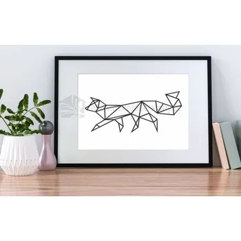 Samolepící dekorace Plakáty - Liška