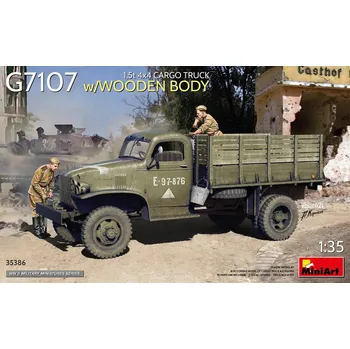 Plastikový model 1/35 G7107 4x4 1,5t Cargo Truck w/ wooden body