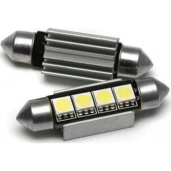 Autožárovka Interlook LED C5W 4 SMD 5050 bílá CAN BUS 39mm