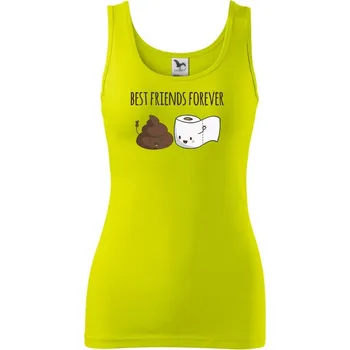 WC friends - Dámské tílko - L ( Limetková )