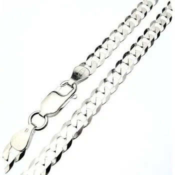 Náramek Stříbrný náramek PANZER 6mm 8,40g 22cm Stříbro 925/1000