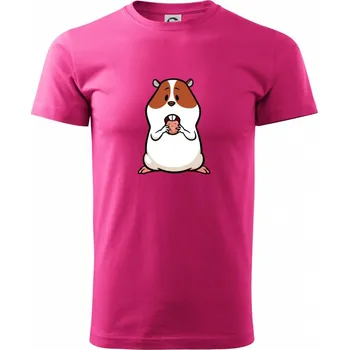 Pánská móda Hladový křeček - Klasické pánské triko vyšší gramáže - L ( Purpurová )