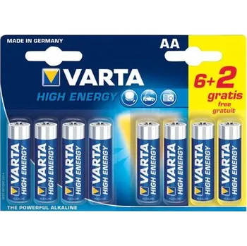 Varta High Energy AA LR6, 8 ks