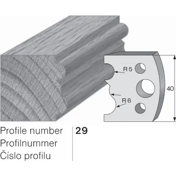 Omezovač do frézovací hlavy č. 29 40 x 4 mm PILANA
