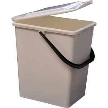 Odpadkový koš INJETON PLAST Plastový odpadkový koš ADG 10 l bílá