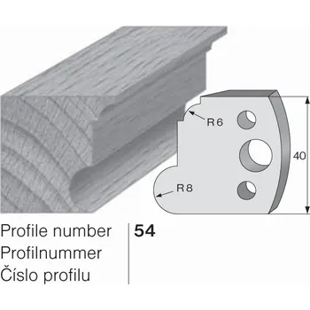 Omezovač do frézovací hlavy č. 54 40 x 4 mm PILANA