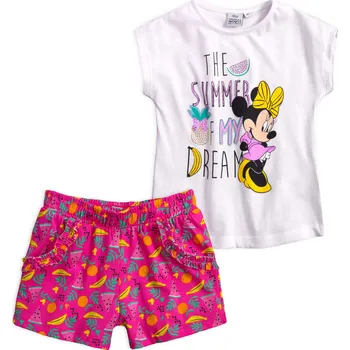 Dívčí komplet DISNEY MINNIE FRUIT bílý Velikost: 128