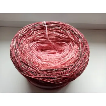 Příze Čarodějka 3-nitka 1000m s lurexem (Duhové klubko s lurexem Čarodějka)