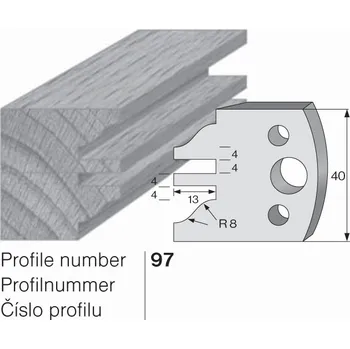 Omezovač do frézovací hlavy č. 97 40 x 4 mm PILANA