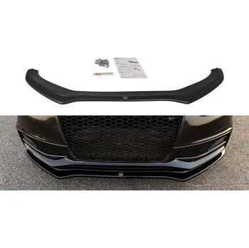 Karosérie Spojler pod nárazník lipa V.2 Audi S4 B8 Facelift 2012- černý lesklý plast