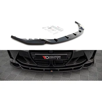 Nárazník Spojler pod nárazník lipa V.2 BMW M4 G82 / M3 G80 černý lesklý plast