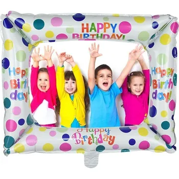 Balónek Fóliový balónek Fotorámeček, barevný, 50 x 59 cm