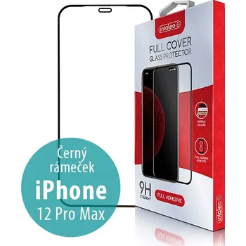Tvrzené sklo (Tempered Glass) INTALEO pro Apple iPhone 12 Pro Max - černý rámeček - 2,5D
