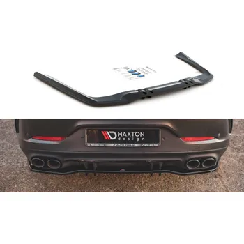 Karosérie Spoiler zadního nárazníku Mercedes-AMG 53 4 Door Coupe se žebry černý lesklý plast