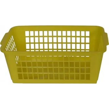 Úložný box INJETON PLAST Plastový košík ALAN 6 l žlutá