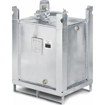 nádrž Nádoba na nebezpečný odpad ASF, žárově zinkovaná, s dvojitou stěnou, 280 l