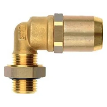 Příslušenství ke kompresoru Rychlospojka_Vzduchové hrdlo koleno 16x1 5 na rychlospojka PA12