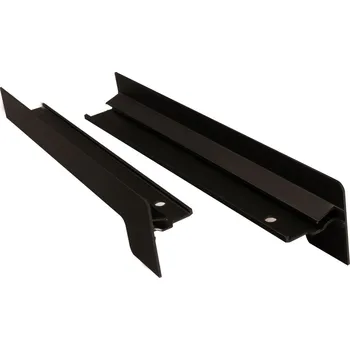 Parapet AL krytky parapetu k omítce, nos 25 mm | HNĚDÁ RAL 8019 - 360 mm | LEVÁ / PRAVÁ