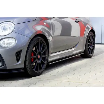 Auto-moto Prahové lišty FIAT 500 ABARTH MK1 FACELIFT 2016- černý lesklý plast