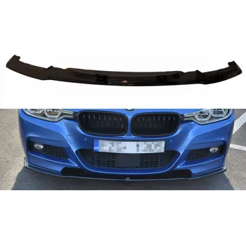 Karosérie Spojler pod přední nárazník lipa BMW 3-SERIES F30 FL SEDAN M-SPORT (2015-2018) černý lesklý plast