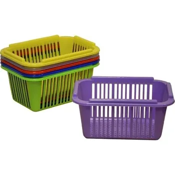 Úložný box INJETON PLAST Plastový košík ARTUR 5 l lila