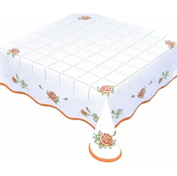 ubrus Ubrus celoroční, Růže, oranžový, 85 x85 cm