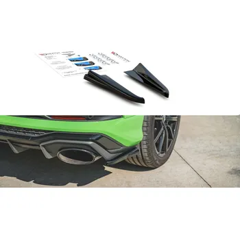 Tuning Splittery zadní boční Audi RSQ3 (F3) černý lesklý plast