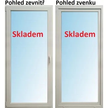 Vchodové dveře Dřevostavmont Č&Š s.r.o. SOFT Balkonové dveře 80x200 Levé Bílá / Bílá