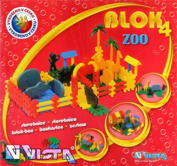 Stavebnice ostatní Vista Blok 4 Zoo