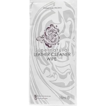 Supernatural Leather Cleaner Wipe 15ml čistící utěrka na kůži
