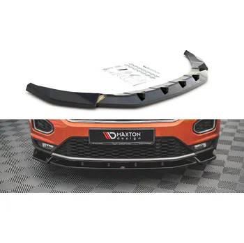 Karosérie Spojler pod nárazník lipa V.2 Volkswagen T-Roc Mk1 černý lesklý plast