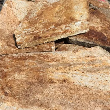 Venkovní dlažba Velkoformátová nepravidelná dlažba - zlatohnědá 15 m² (4 – 8 ks/m²) 5 m²