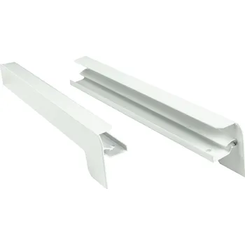 Parapet AL krytky parapetu pod omítku, nos 25 mm | BÍLÁ RAL 9016 - 110 mm | LEVÁ / PRAVÁ