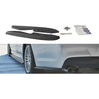 Tuning Splittery zadní boční BMW 3 E90 MPACK 2004- 2008 černý lesklý plast