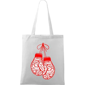 Nákupní taška Brain Gloves - Taška bavlněná - 42 x 38 cm ( Bílá )